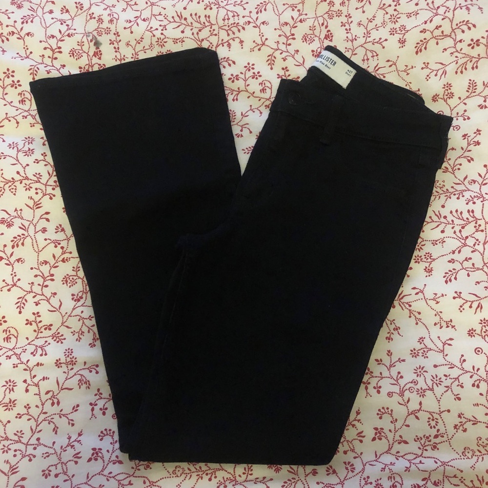 Hollister Black Mid Rise Bootcut Jeans - Picture 2 of 4